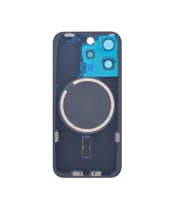 Vitre Arrière Cadre Petites Pièces – Apple iPhone 15 Pro Max Démonté – Bleu