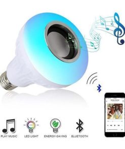Ampoule Led – Haut-Parleur – Bluetooth -Multicolore