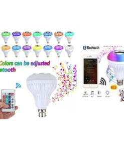 2 Ampoules LED Musik Bluetooth Multicolore + 2 Télécommandes très Pratique Et Incassables