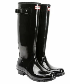 Hunter Original - Bottes de pluie brillantes hautes pour femme