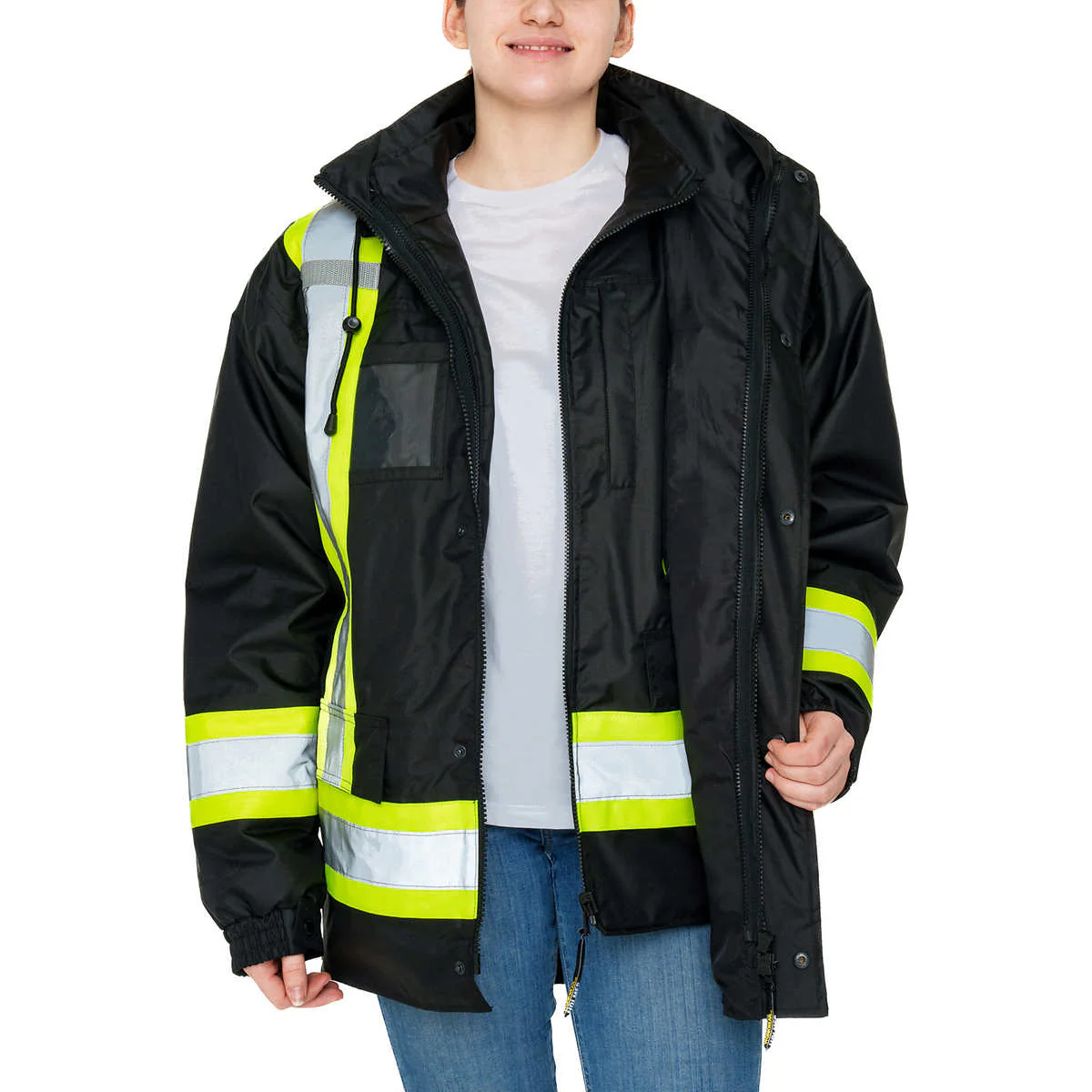 Holmes Workwear – Manteau haute visibilité 7-en-1 - Image 4
