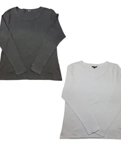 Tahari - Chandail à manches longues, paquet de 2
