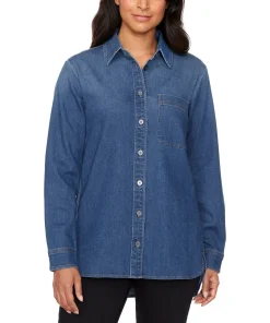 Buffalo - Chemisier en denim extensible