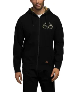 Realtree - Coton ouaté à capuche zippé