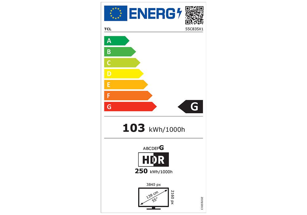 QLED MINI LED 4K HDR 10+ 139cm TCL (55C835) - Image 4