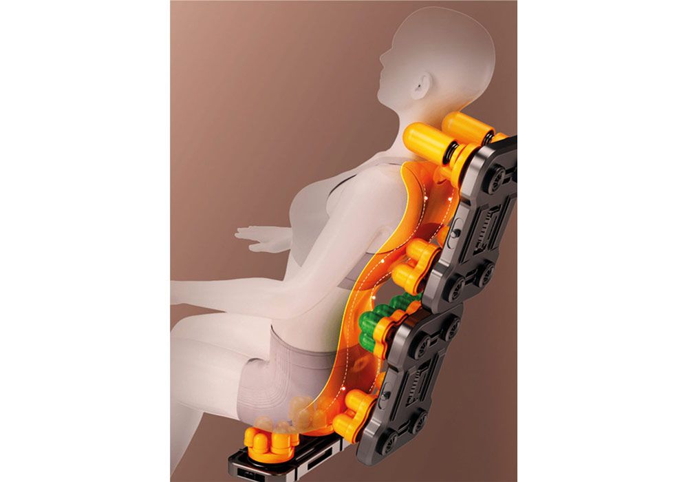 Fauteuil de Massage Relaxant Solaria Top Relax Gris - Image 4