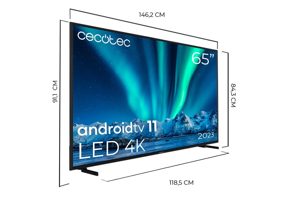 TV LED 4K ALU00165 164cm Cecotec (02575) - Image 5