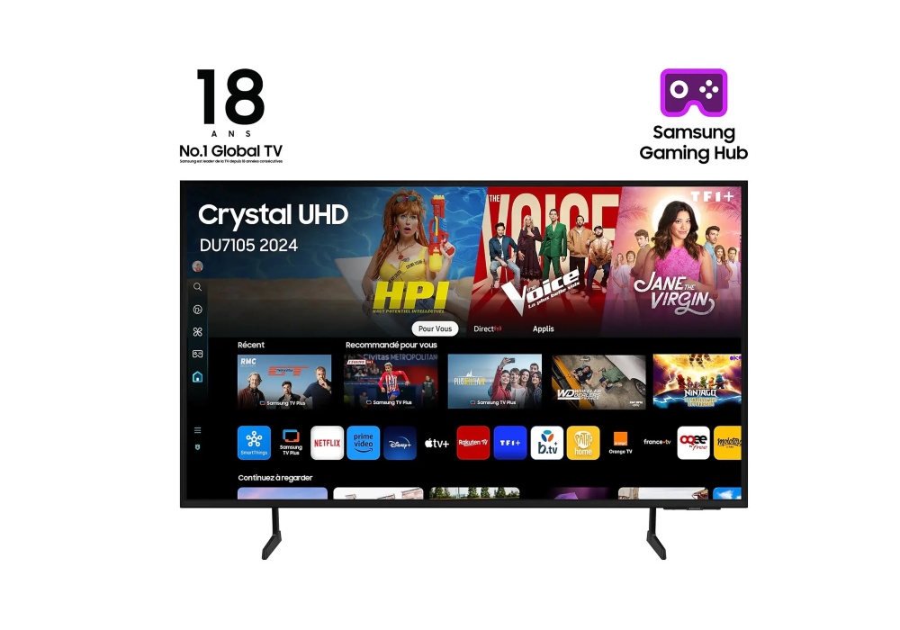 TV LED 4K Crystal UHD 4K 55″139cm (TU55DU7175) - Image 2