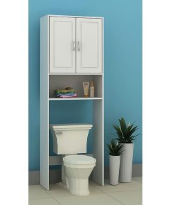 Colonne Salle de Bain 2 Portes (Collection Grasya Blanc)