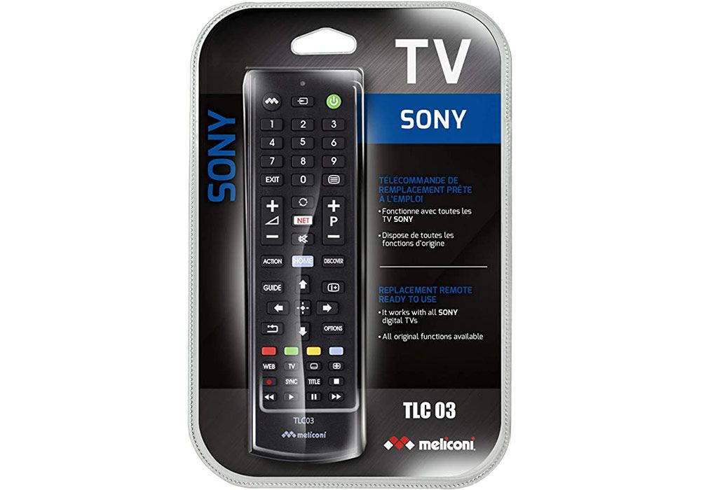 Télécommande TV Pour Sony Meliconi (TLC003)