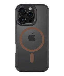 Coque Tactical iPhone 16 Pro Magforce Hyperstealth 2.0 Cover – 8596311279324 – Black/Mocha Mousse