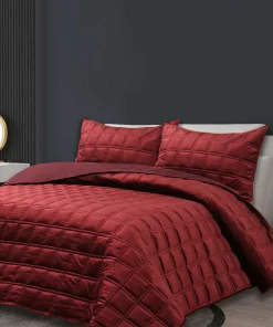 Revolution Home Decor - Ensemble couvre-lit 3 pièces en velours matelassé