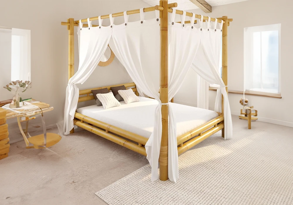 Lit Baldaquin 160x200cm (Collection Bali)