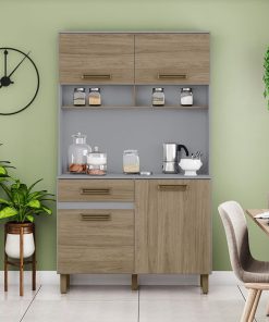 Buffet de Cuisine 4 Portes 1 Tiroir