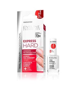 Eveline Nail Therapy Express – Durcisseur d&rsquo;ongles renforçant le traitement fragile des ongles 12ml