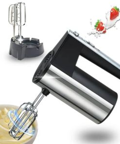 Batteur électrique double avec base de rangement