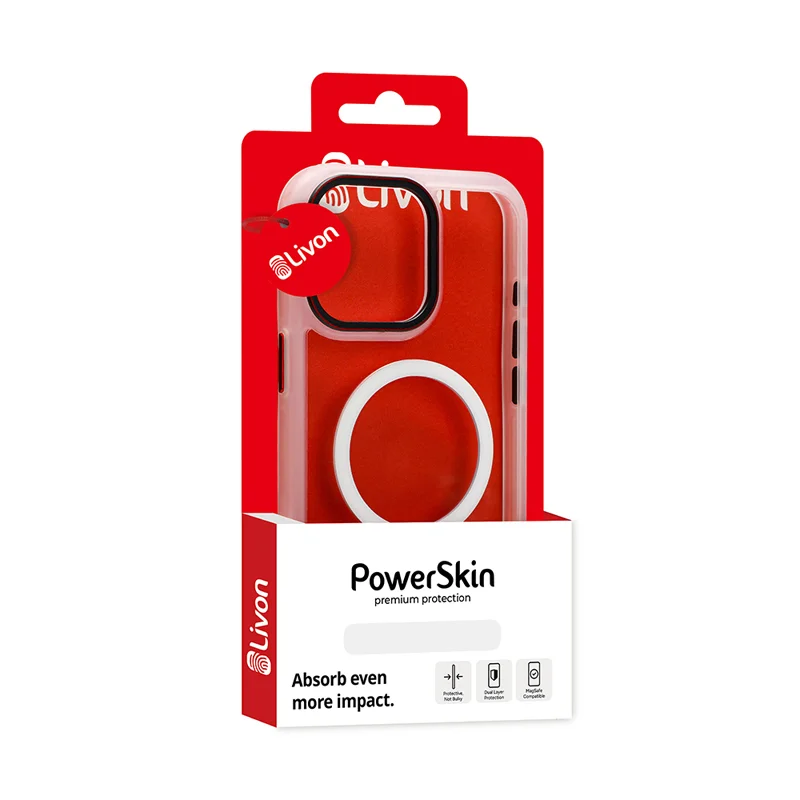 Coque Livon iPhone 14 Pro PowerSkin – Black/White - Image 4
