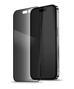 Verre Trempé Livon iPhone 16 – PrivacyShield – Noir